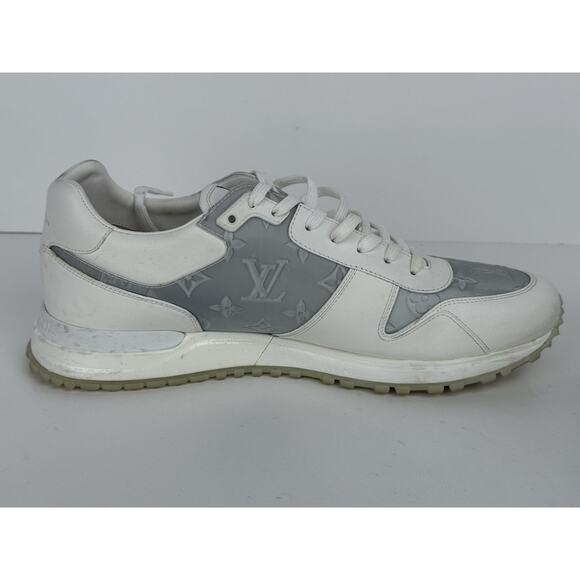 Louis Vuitton White Holographic LV Trainer Men\'s Sneakers Size 8.5 MS1200 main image 4